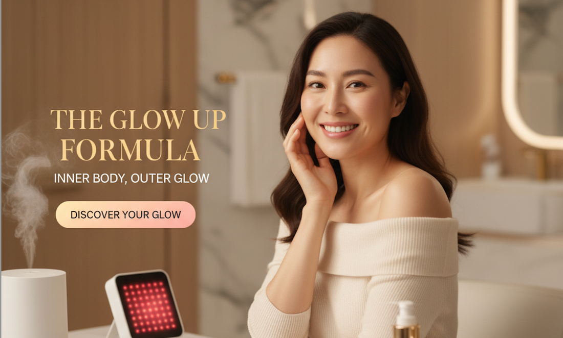 ✨ The Glow Up Formula: Why Real Radiance Starts with Inner Wellness (Not Just Skincare)