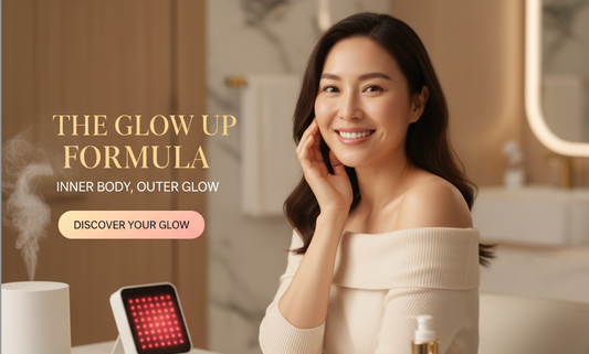 ✨ The Glow Up Formula: Why Real Radiance Starts with Inner Wellness (Not Just Skincare)