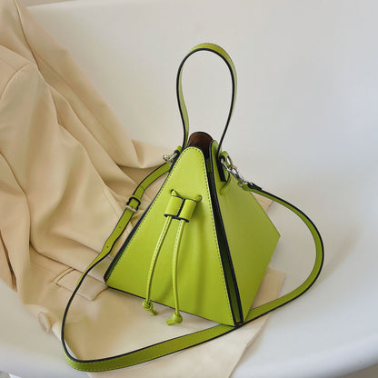 Geometric Triangle Crossbody Bag