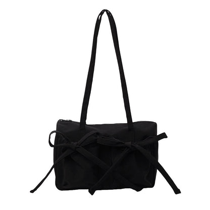 Nylon Bow Tote Bag