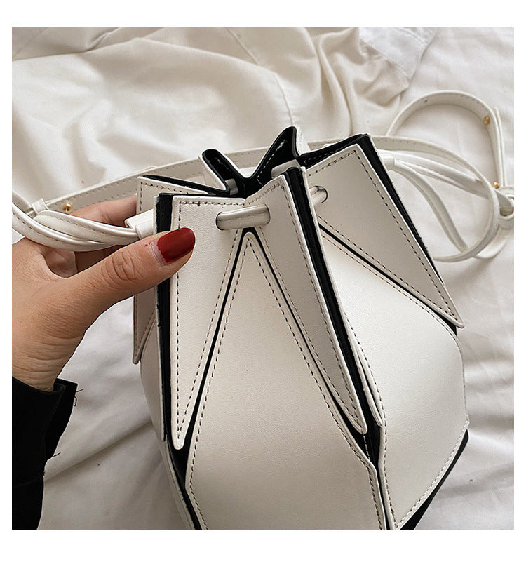 Foldable Bucket Crossbody Bag