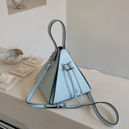 Geometric Triangle Crossbody Bag