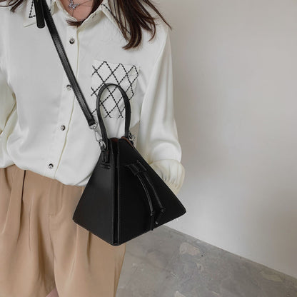 Geometric Triangle Crossbody Bag
