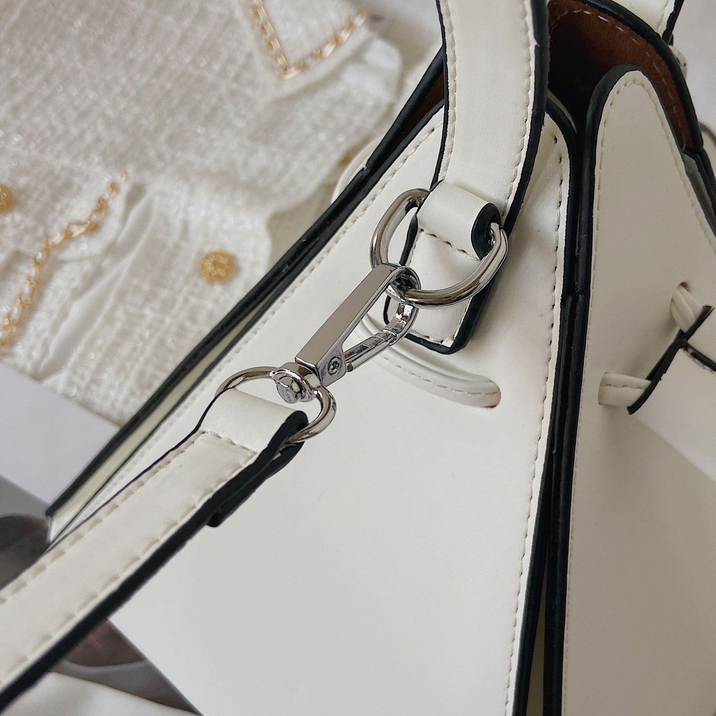 Geometric Triangle Crossbody Bag