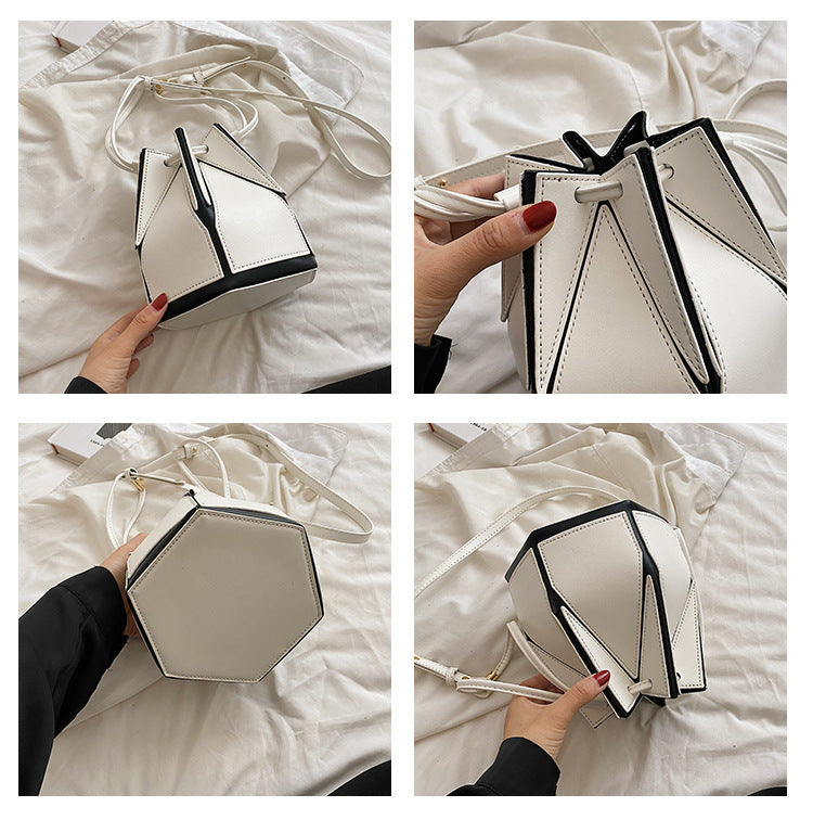 Foldable Bucket Crossbody Bag