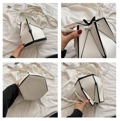 Foldable Bucket Crossbody Bag