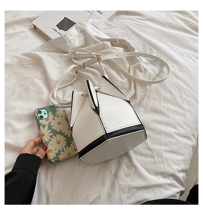 Foldable Bucket Crossbody Bag